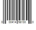 Barcode Image for UPC code 000414581300