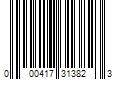 Barcode Image for UPC code 000417313823