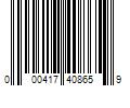 Barcode Image for UPC code 000417408659