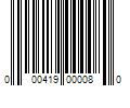 Barcode Image for UPC code 000419000080