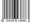 Barcode Image for UPC code 0004206436663