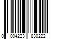 Barcode Image for UPC code 00042238302204