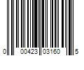 Barcode Image for UPC code 000423031605