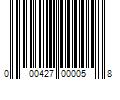 Barcode Image for UPC code 000427000058