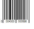 Barcode Image for UPC code 00043000005804