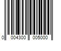 Barcode Image for UPC code 00043000050019