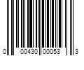 Barcode Image for UPC code 000430000533