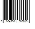 Barcode Image for UPC code 00043000866153