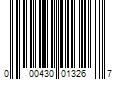 Barcode Image for UPC code 000430013267