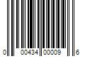 Barcode Image for UPC code 000434000096