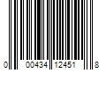 Barcode Image for UPC code 000434124518