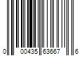 Barcode Image for UPC code 000435636676