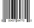 Barcode Image for UPC code 000437647700