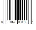 Barcode Image for UPC code 000440000011