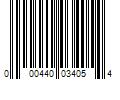 Barcode Image for UPC code 000440034054