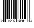 Barcode Image for UPC code 000440455392