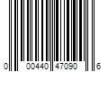 Barcode Image for UPC code 000440470906