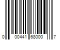 Barcode Image for UPC code 000441680007