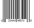 Barcode Image for UPC code 000444465106