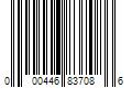 Barcode Image for UPC code 000446837086