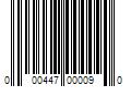 Barcode Image for UPC code 000447000090