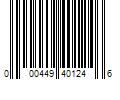 Barcode Image for UPC code 000449401246