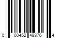 Barcode Image for UPC code 000452493764