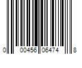 Barcode Image for UPC code 000456064748