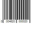 Barcode Image for UPC code 0004620000020