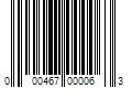 Barcode Image for UPC code 000467000063