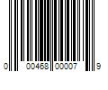 Barcode Image for UPC code 000468000079