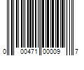 Barcode Image for UPC code 000471000097