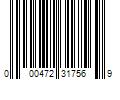 Barcode Image for UPC code 000472317569