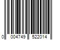 Barcode Image for UPC code 00047495220124