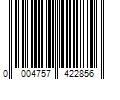 Barcode Image for UPC code 0004757422856