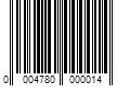 Barcode Image for UPC code 00047800000151