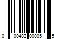 Barcode Image for UPC code 000482000055