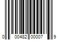 Barcode Image for UPC code 000482000079