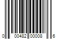 Barcode Image for UPC code 000482000086