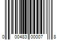 Barcode Image for UPC code 000483000078