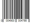 Barcode Image for UPC code 00049000047516