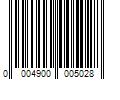 Barcode Image for UPC code 00049000050257