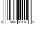 Barcode Image for UPC code 000492000083