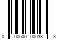 Barcode Image for UPC code 000500000333