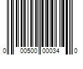 Barcode Image for UPC code 000500000340