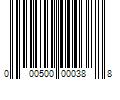 Barcode Image for UPC code 000500000388