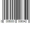 Barcode Image for UPC code 0005000006342