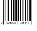 Barcode Image for UPC code 0005000006441