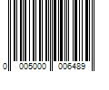 Barcode Image for UPC code 0005000006489