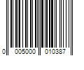 Barcode Image for UPC code 00050000103874